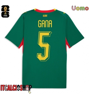 Senegal Idrissa Gueye #5 Seconda Maglia Mondiali 2026 Manica Corta